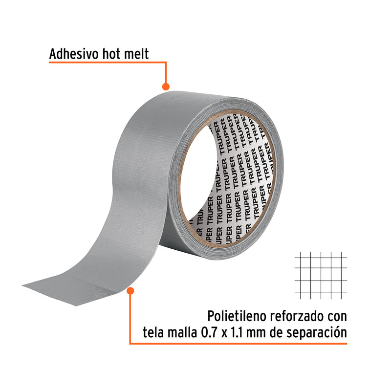 Cinta para ducto, 10 m, resistente a altas temperaturas