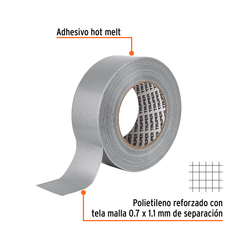 Cinta para ducto, 50 m, resistente a altas temperaturas