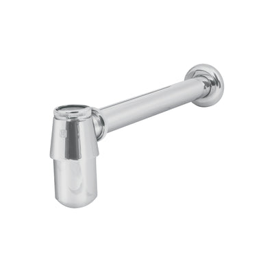 Céspol de bote para lavabo sin contra, cromo, 1-1/4"