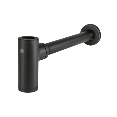 Céspol de bote minimalista 1 1/4', negro, para lavabo, Foset