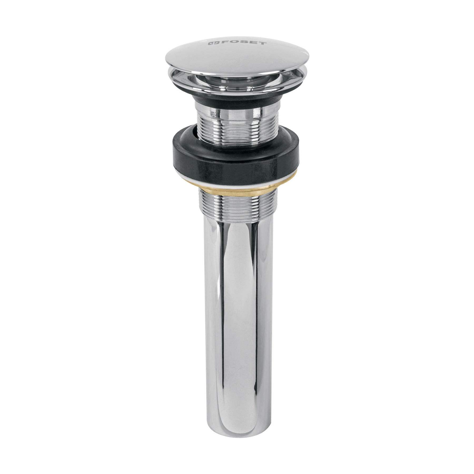 Contra p/lavabo, 1-1/4', sin rebosadero, hongo, latón, cromo