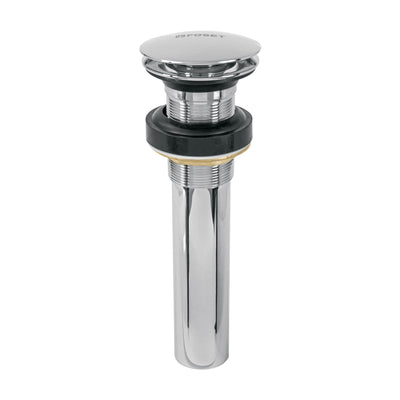 Contra p/lavabo, 1-1/4', sin rebosadero, hongo, latón, cromo