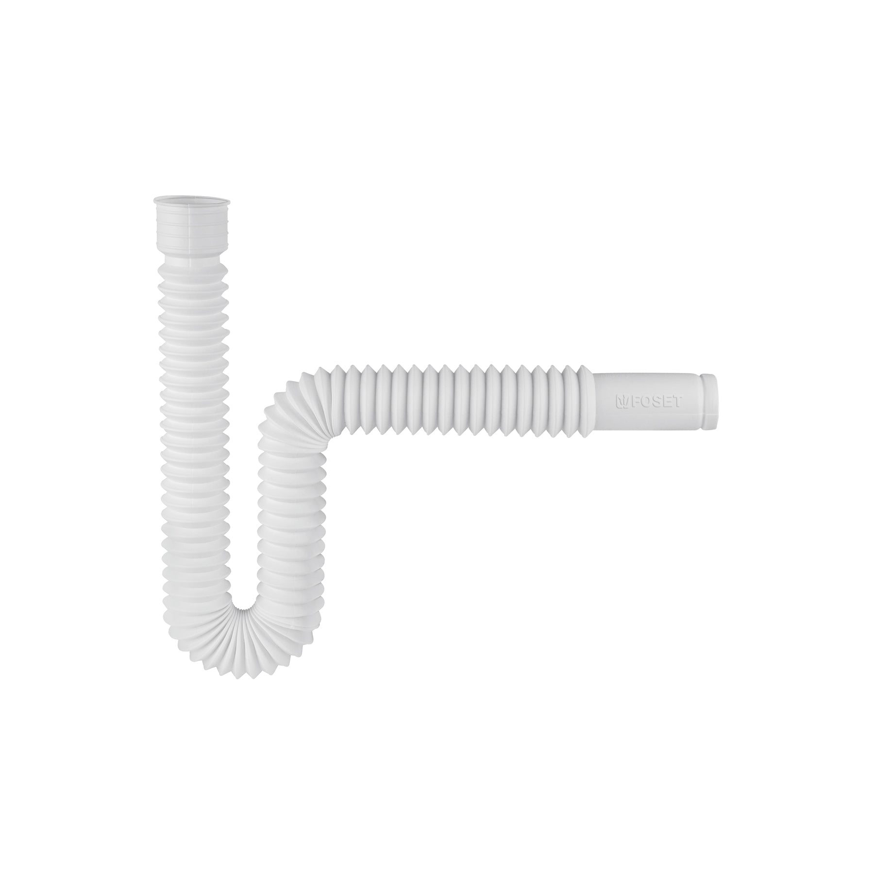 Céspol flexible p/lavabo y fregadero, polipropileno, blanco