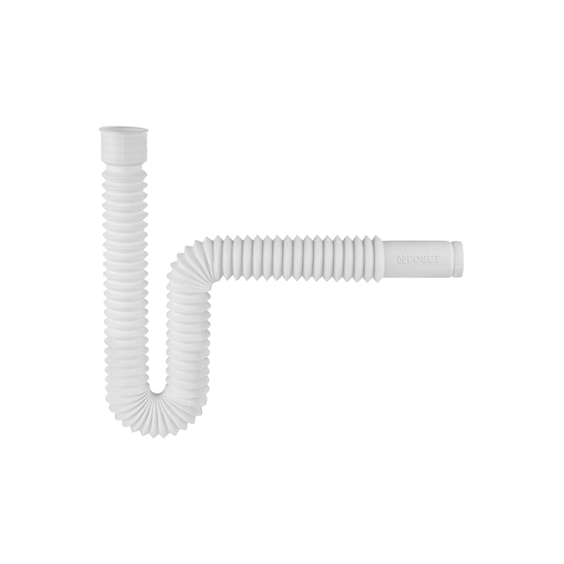 Céspol flexible p/lavabo y fregadero, polipropileno, blanco