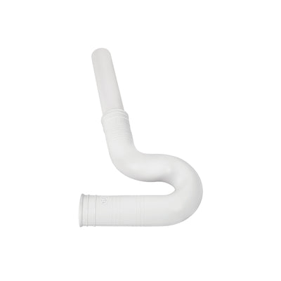 Céspol flexible para fregadero, PVC c/ext 20 cm,1-1/2"