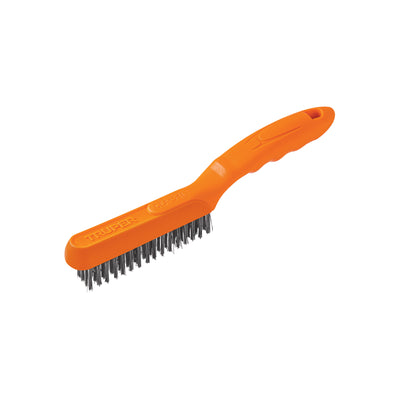 Cepillo de alambre, cerdas acero inoxidable, 64 pinceles