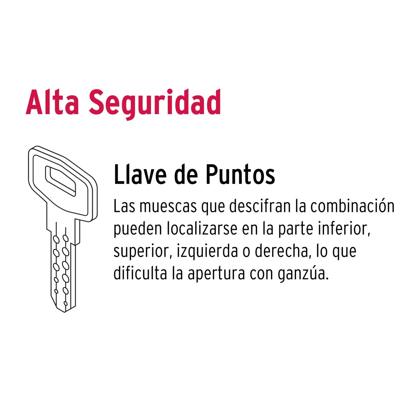 Jaladera, perilla y cerrojo llave-llave, negro