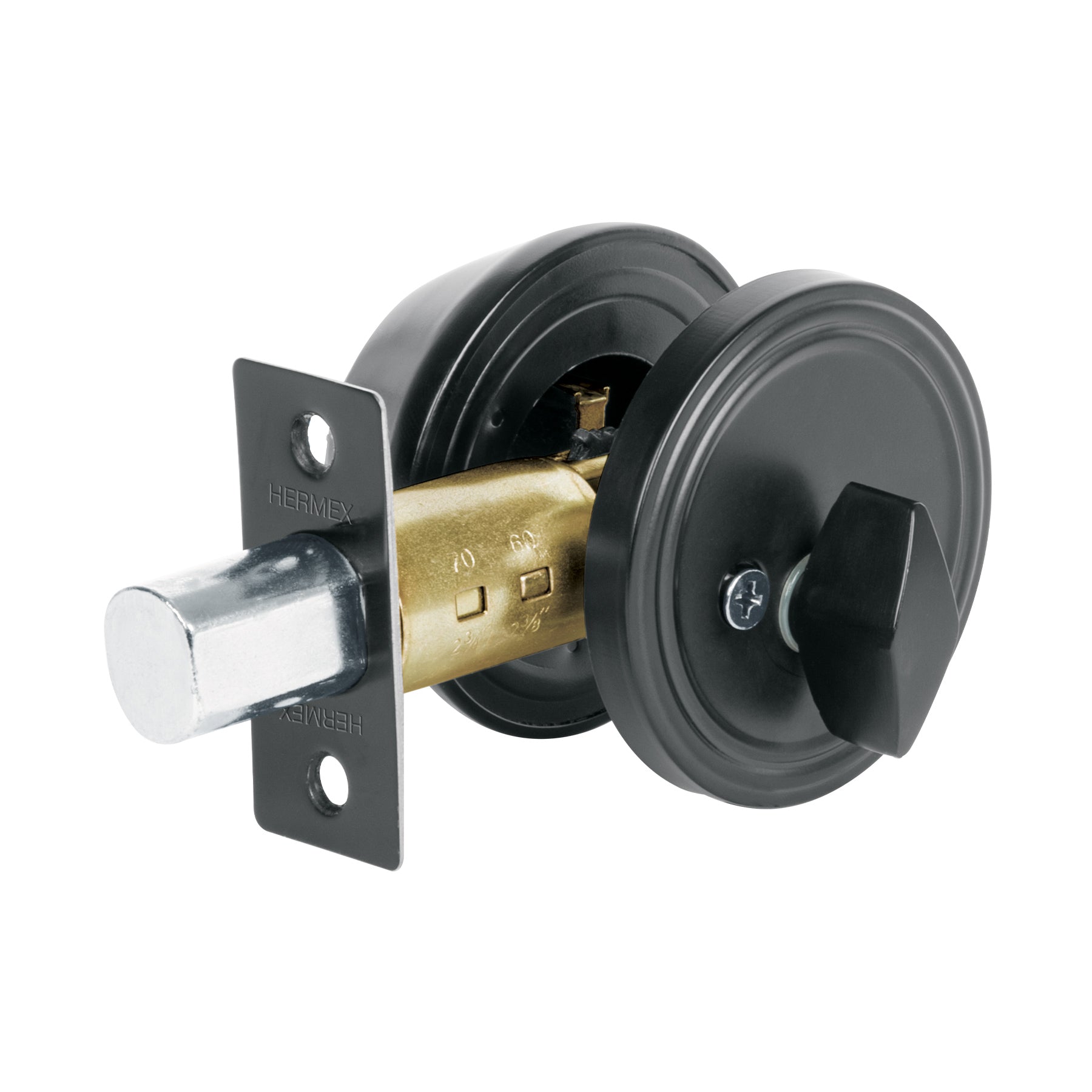 Cerrojo llave-mariposa negro, llave tradicional, Basic