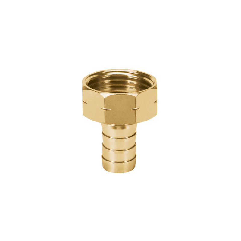 Conector sencillo de aluminio 1/2', hembra