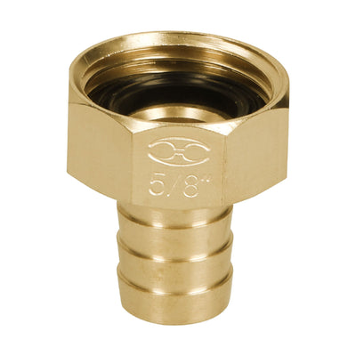 Conexión de laton hembra de 5/8" para manguera, blister