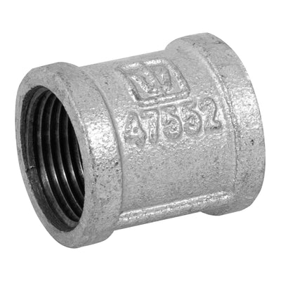 Cople reforzado, acero galvanizado, 1"