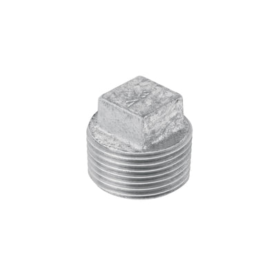 Tapón macho, acero galvanizado, 3/4"