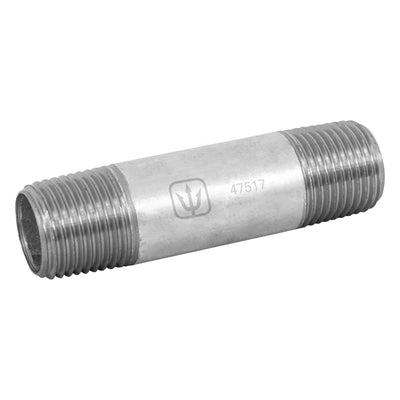 Niple, acero galvanizado, 1/2" x 3", cédula 40