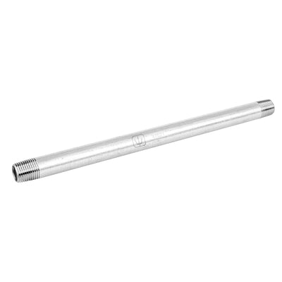 Niple, acero galvanizado, 1/2" x 12", cédula 40