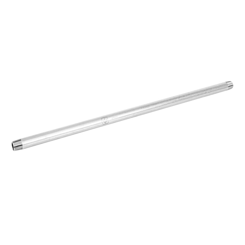 Niple, acero galvanizado, 1/2" x 24", cédula 40