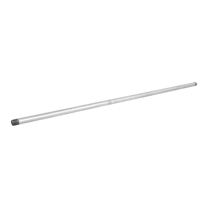 Niple, acero galvanizado, 1/2" x 40", cédula 40