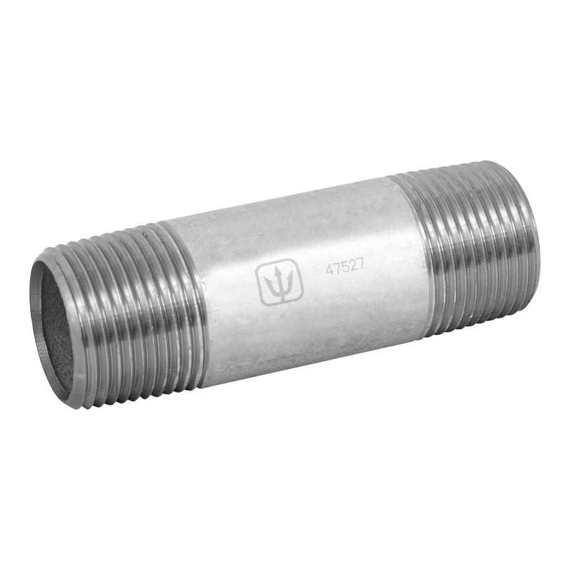 Niple, acero galvanizado, 3/4" x 3", cédula 40