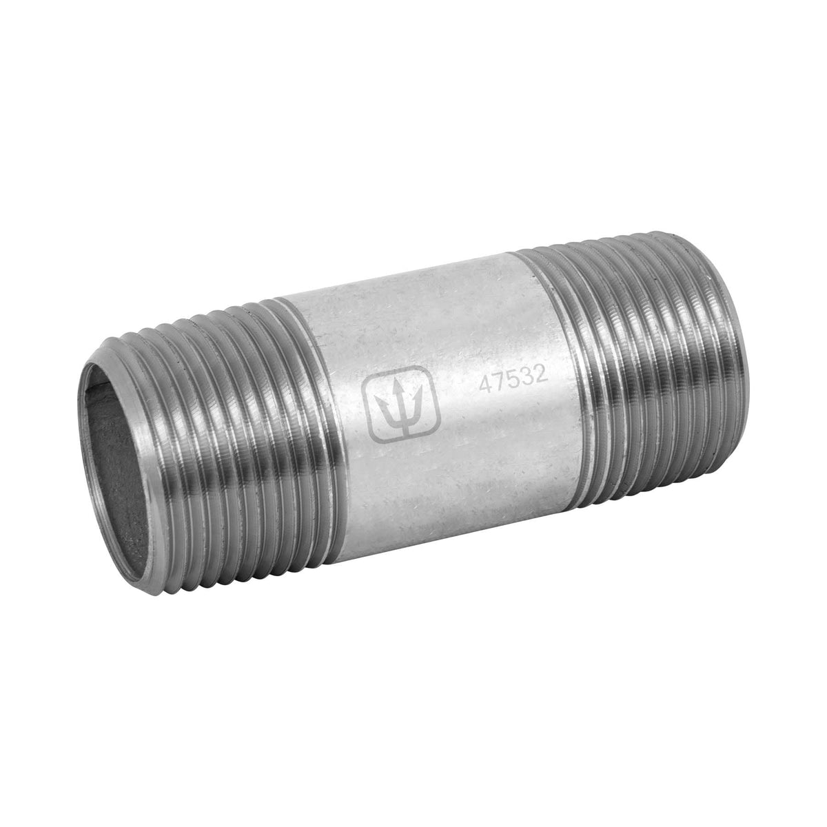 Niple, acero galvanizado, 1" x 3", cédula 40