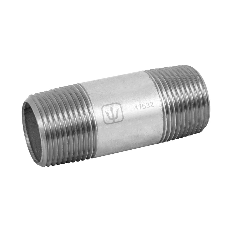 Niple, acero galvanizado, 1" x 3", cédula 40