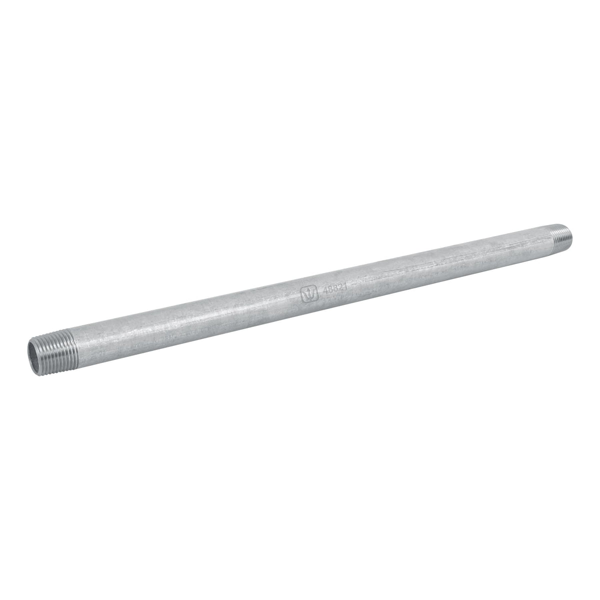 Niple, acero galvanizado, 1/2 x 15", cedula 40