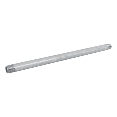 Niple, acero galvanizado, 1/2 x 15", cedula 40