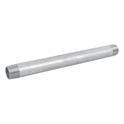 Niple, acero galvanizado, 3/4 x 10", cedula 40