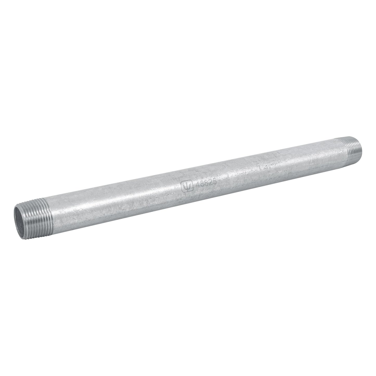 Niple, acero galvanizado, 3/4 x 12", cedula 40