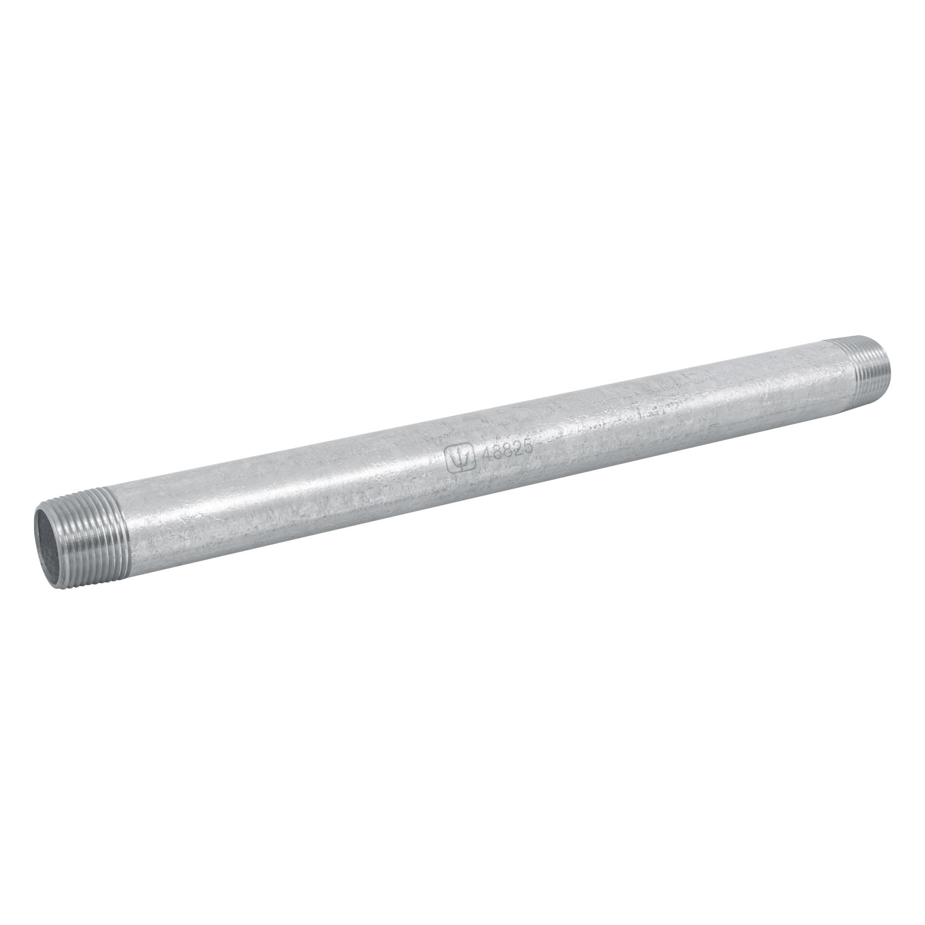 Niple, acero galvanizado, 3/4 x 12", cedula 40