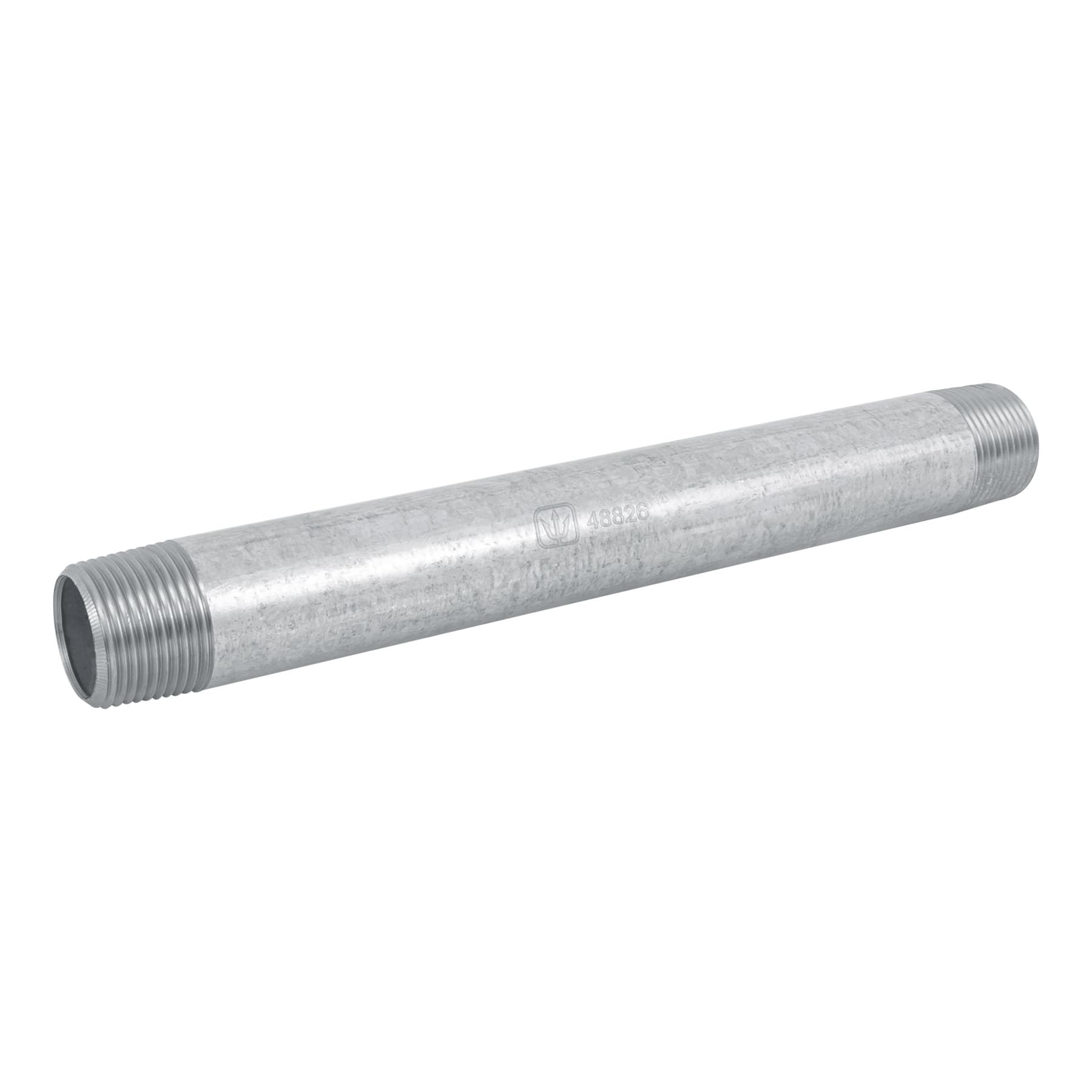 Niple, acero galvanizado, 1 x 10", cedula 40