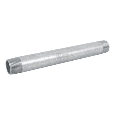 Niple, acero galvanizado, 1 x 10", cedula 40