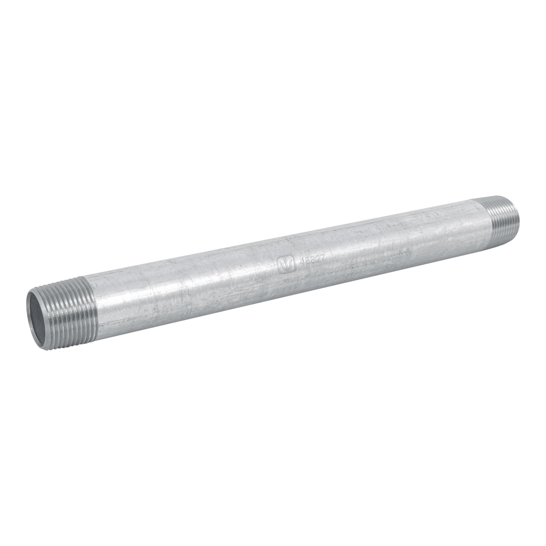 Niple, acero galvanizado, 1 x 12", cedula 40