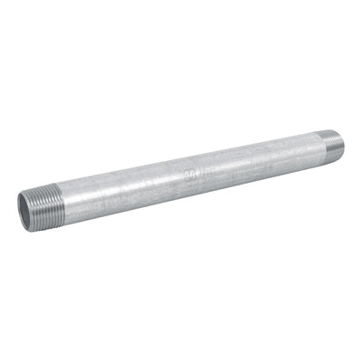 Niple, acero galvanizado, 1 x 12", cedula 40