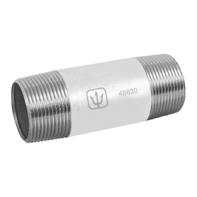 Niple, acero galvanizado, 1-1/4 x 4", cedula 40