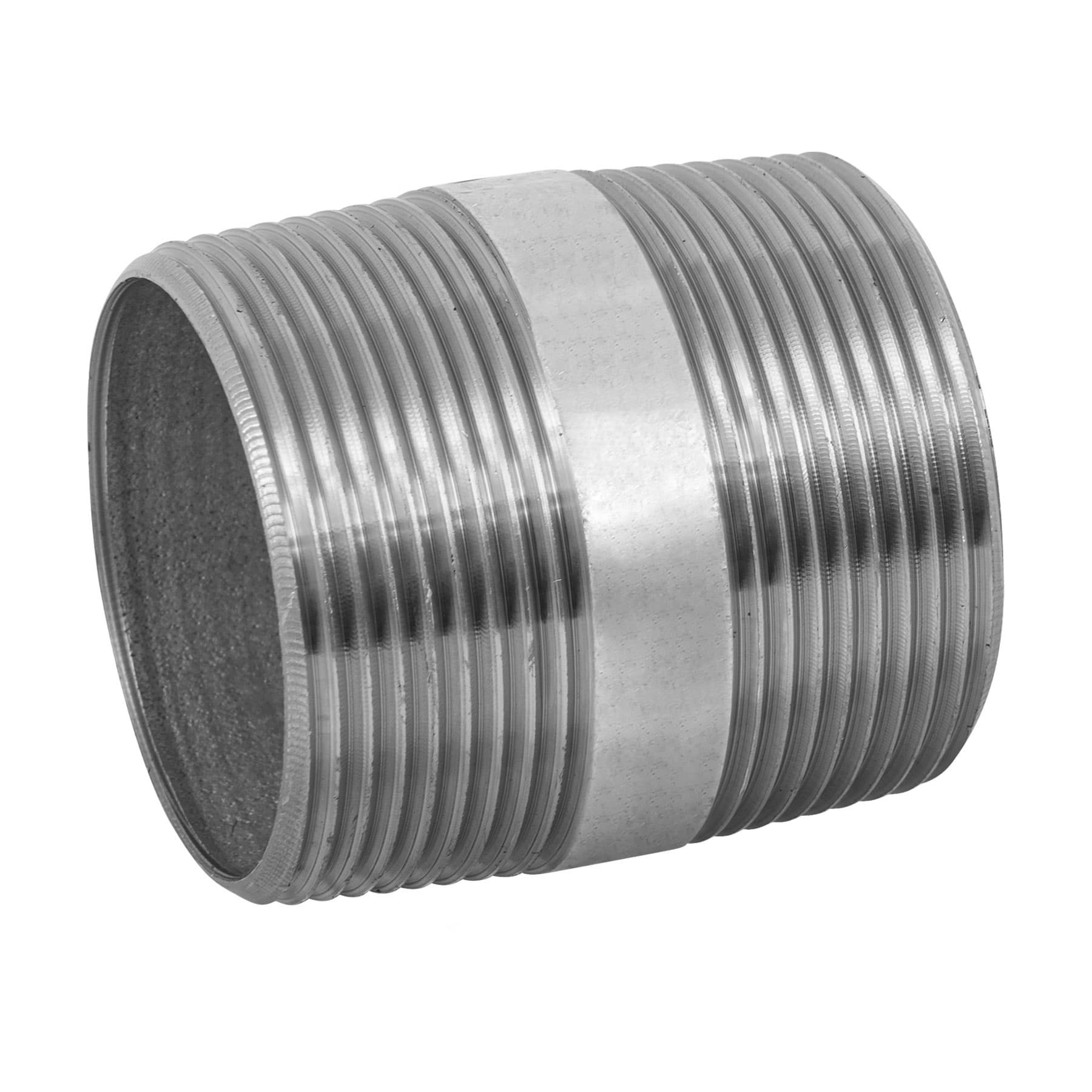 Niple, acero galvanizado, 1-1/2 x 2", cedula 40
