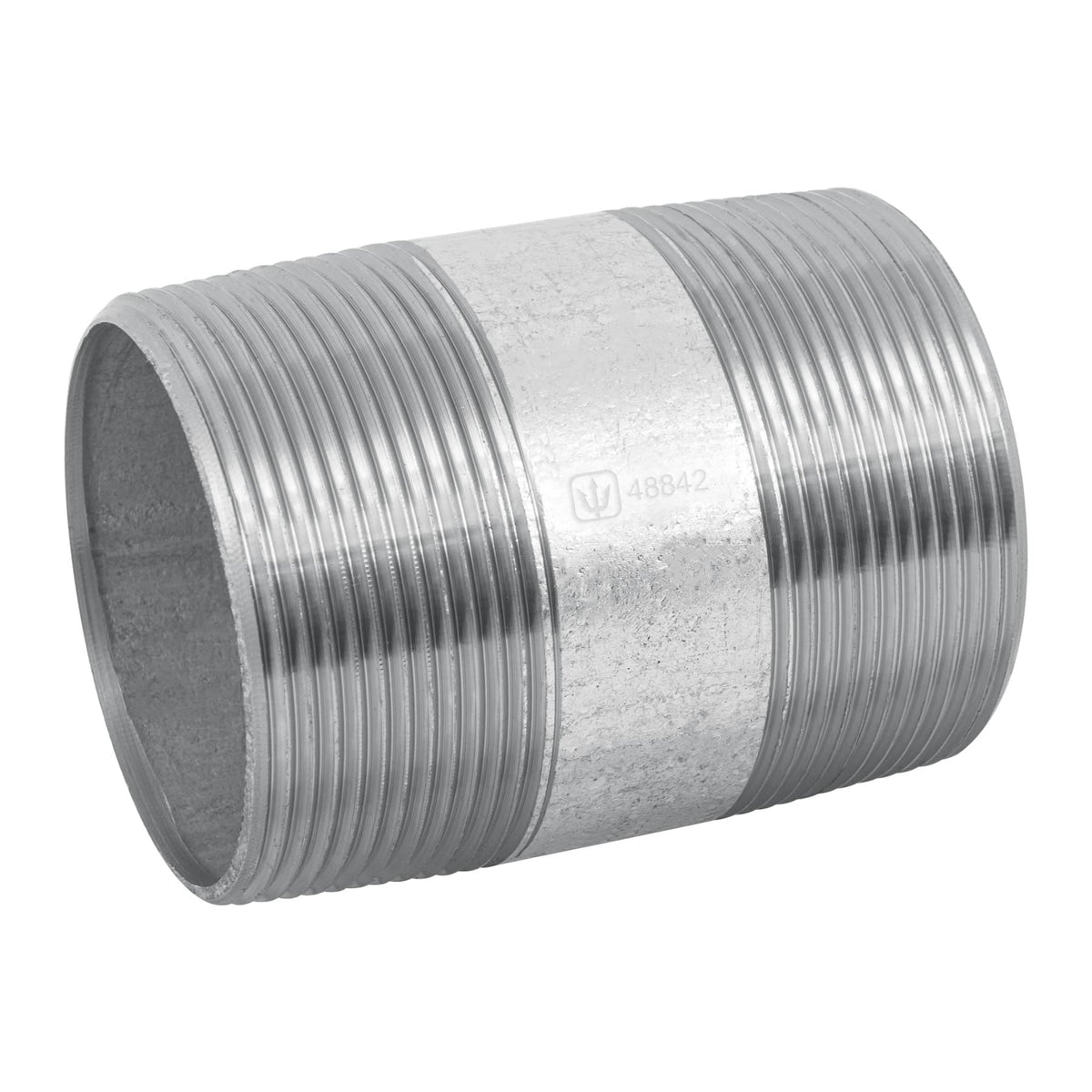 Niple, acero galvanizado, 2 x 3", cedula 40