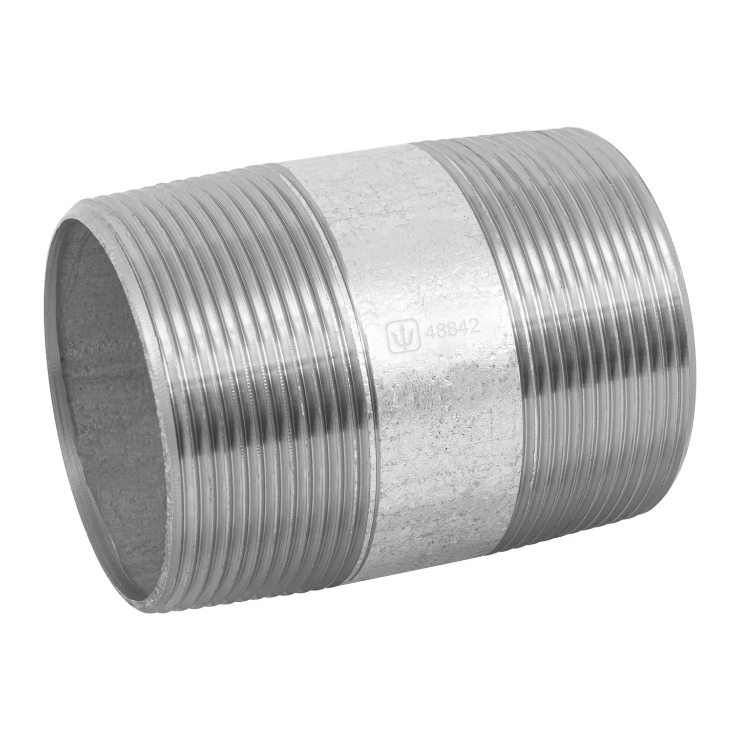 Niple, acero galvanizado, 2 x 3", cedula 40