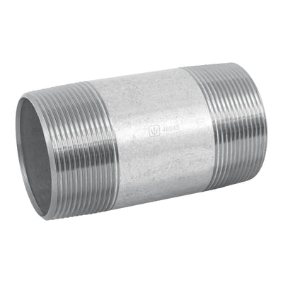 Niple, acero galvanizado, 2 x 4", cedula 40