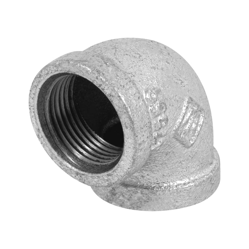 Codo 90°, acero galvanizado, 1"