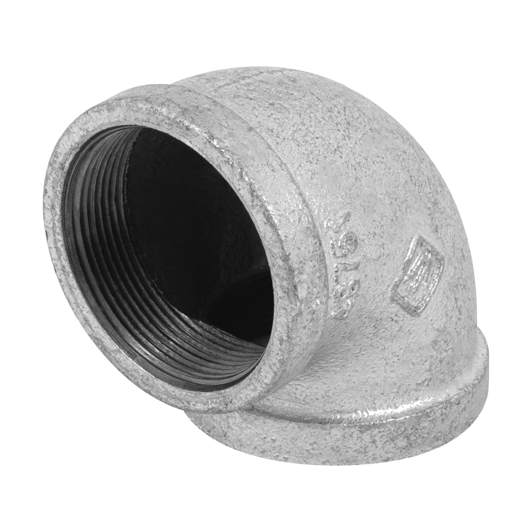 Codo 90°, acero galvanizado, 2"