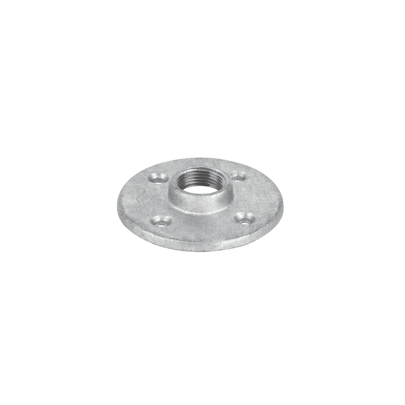 Brida, acero galvanizado, 3/4"