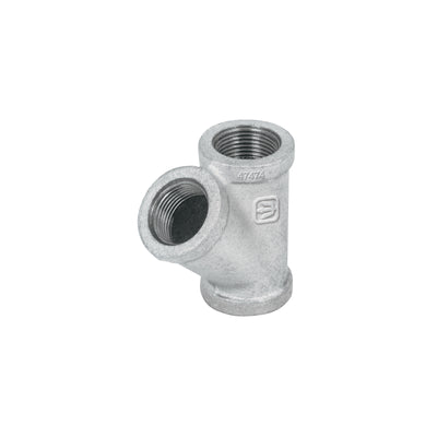 Yee sencilla, acero galvanizado, 3/4"