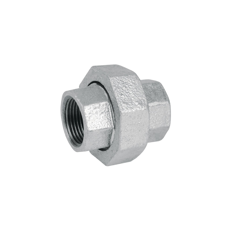 Tuerca unión, acero galvanizado, 3/4"
