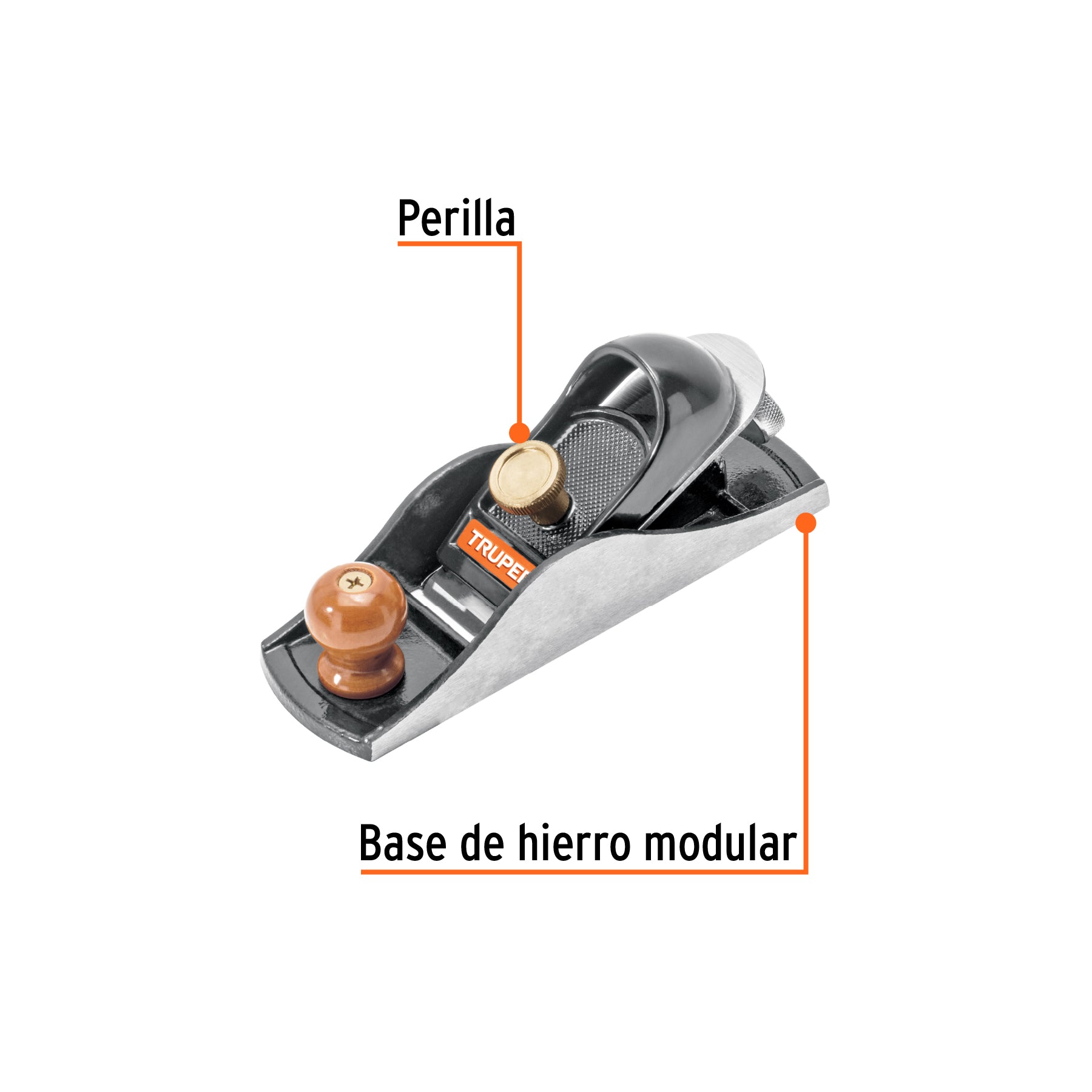 Cepillo tipo chancla para carpintero