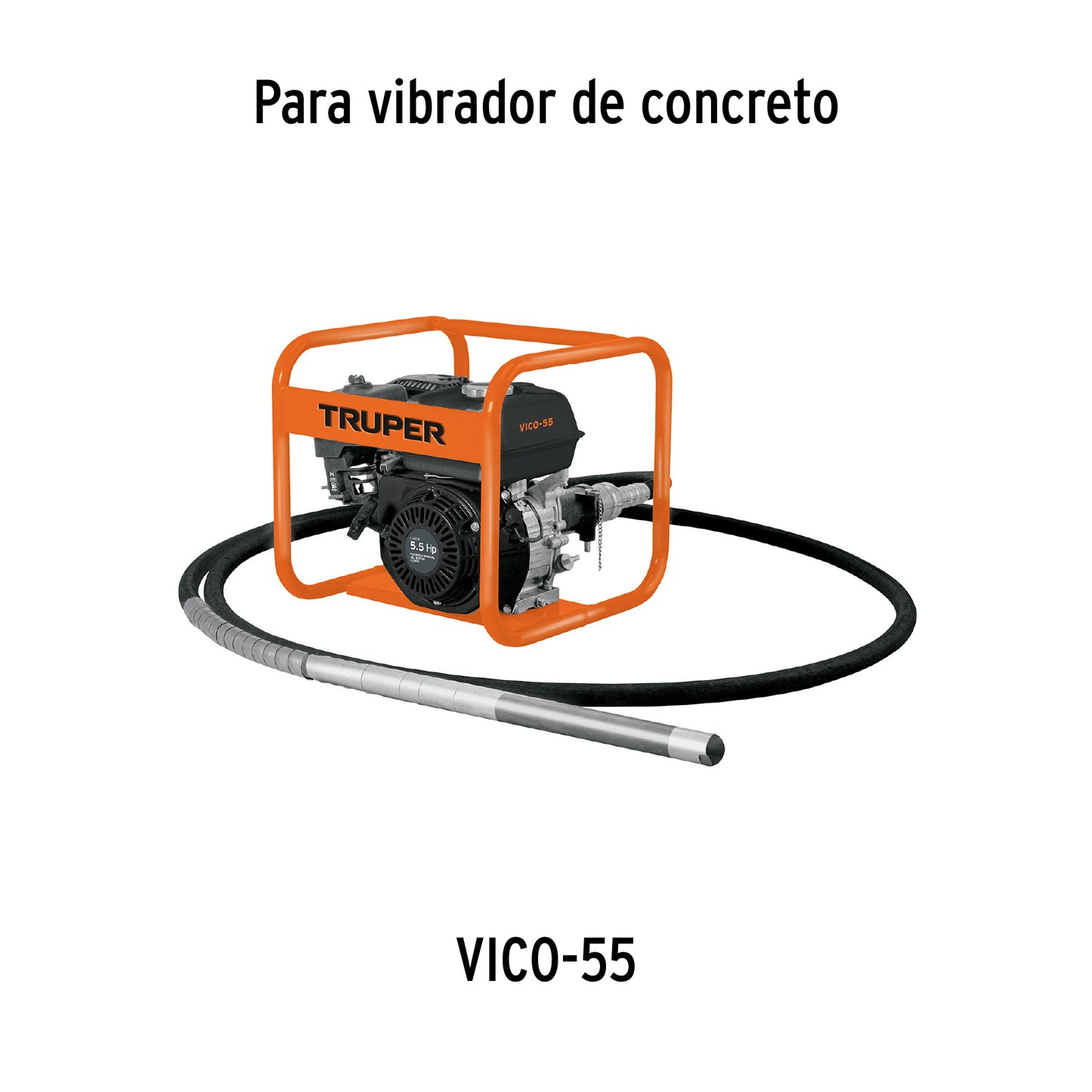 Chicote 6 m para Vibrador de concreto, Truper