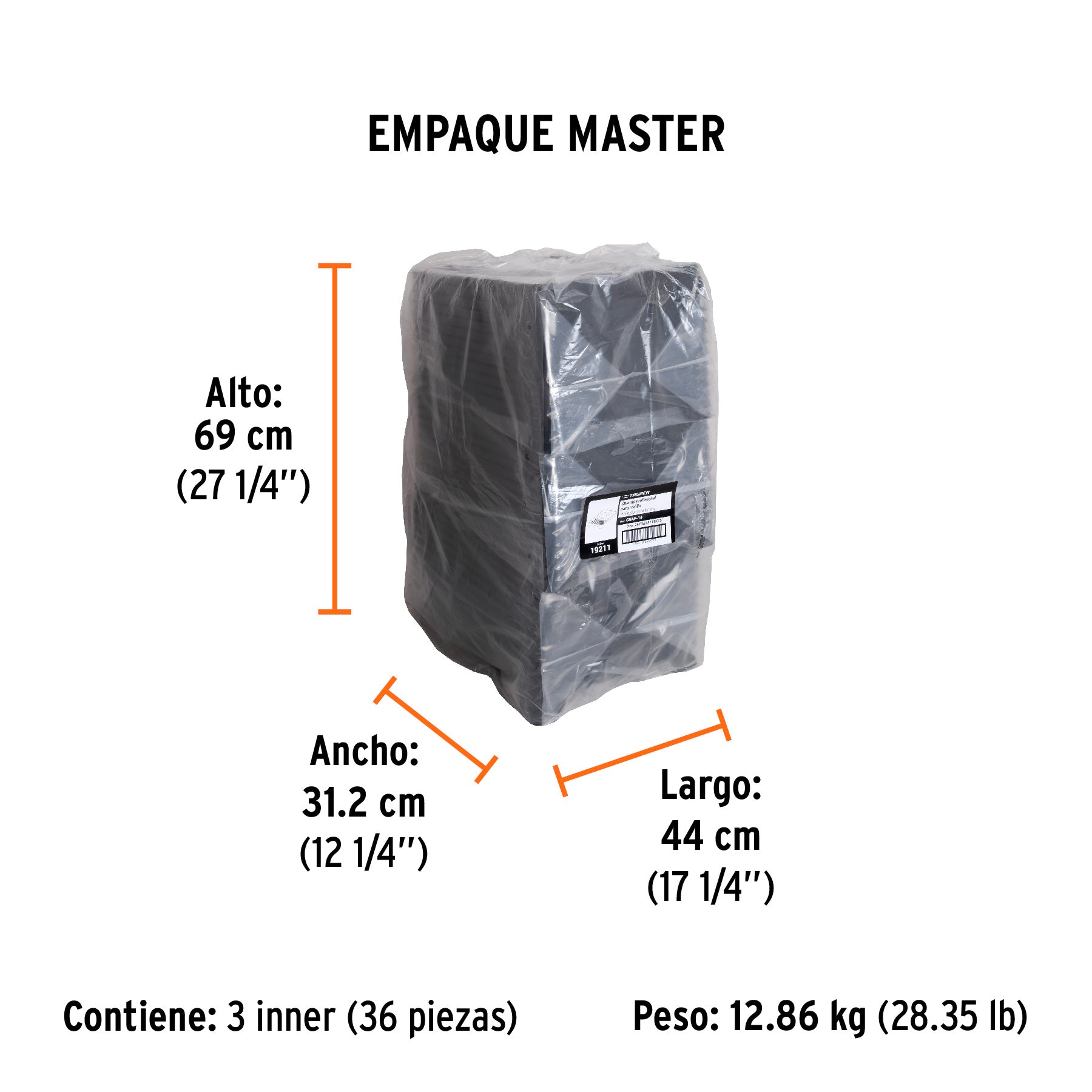 Charola de plástico para rodillo, 14"
