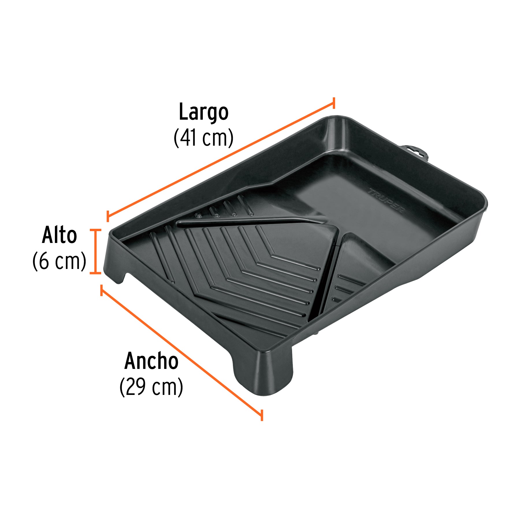 Charola de plástico para rodillo, 14"