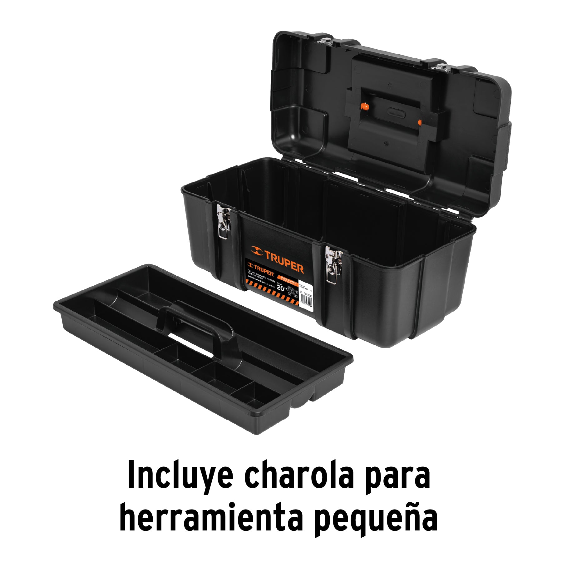 Caja para herramienta, plástica de 20", industrial