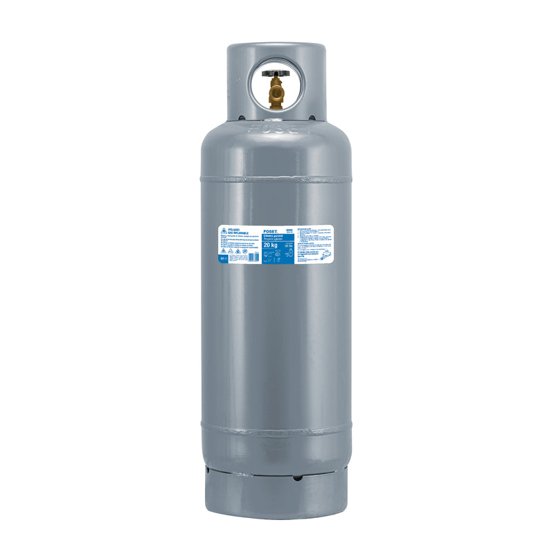 Cilindro portátil para gas LP, 20kg (44lb) Foset