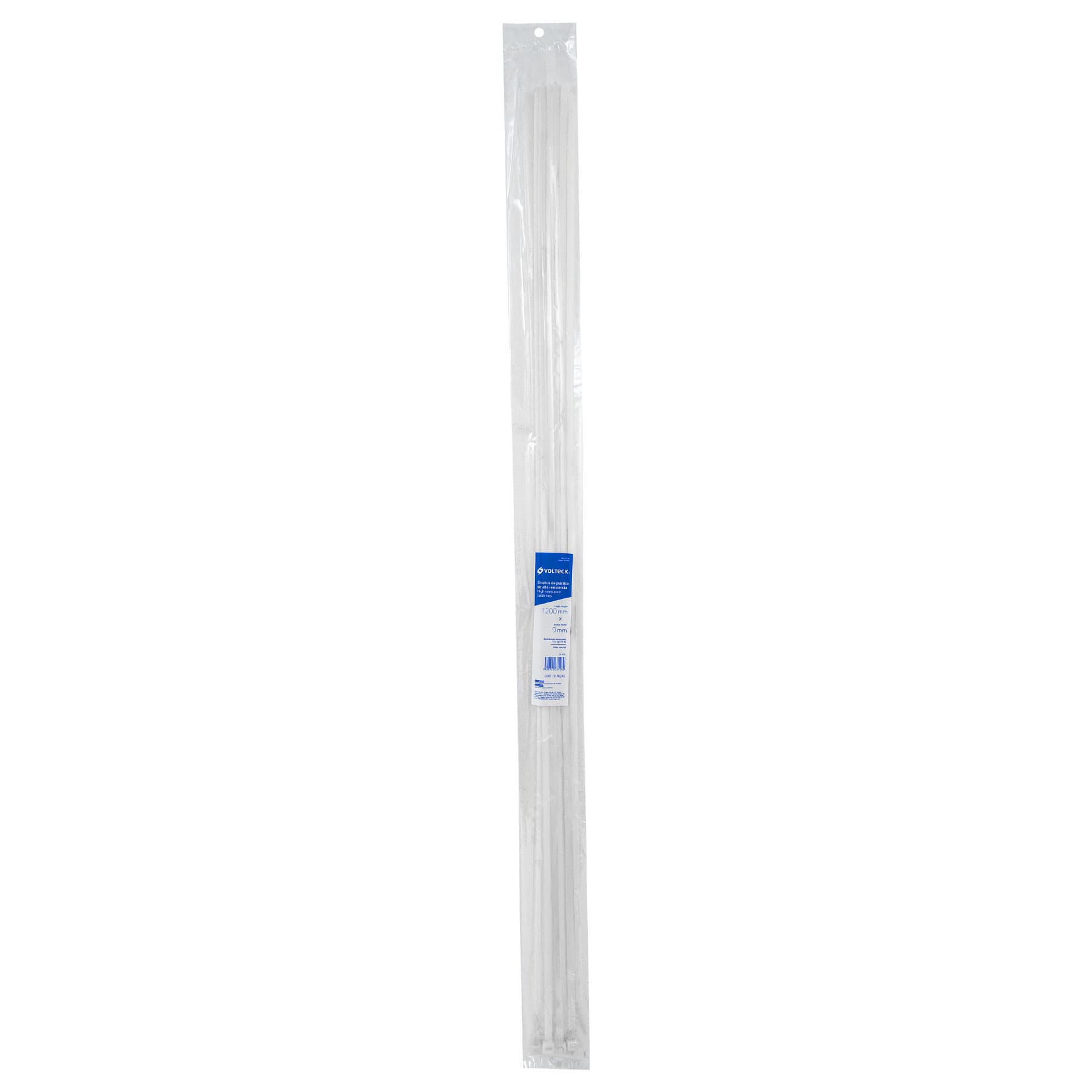 Cincho plástico, 175 lb, 90 cm, bolsa con 10 piezas