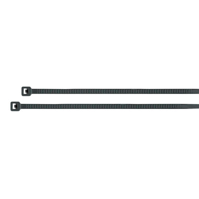 Cincho plástico, 18 lb, 15 cm, negro, bolsa con 100 pzas